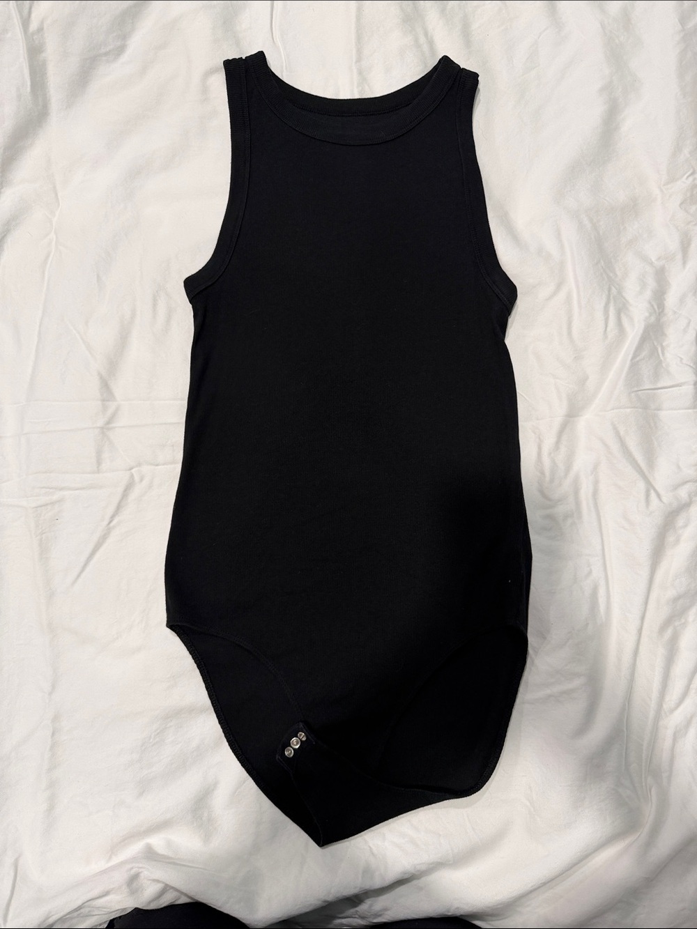 a new day Black Sleeveless Bodysuit
